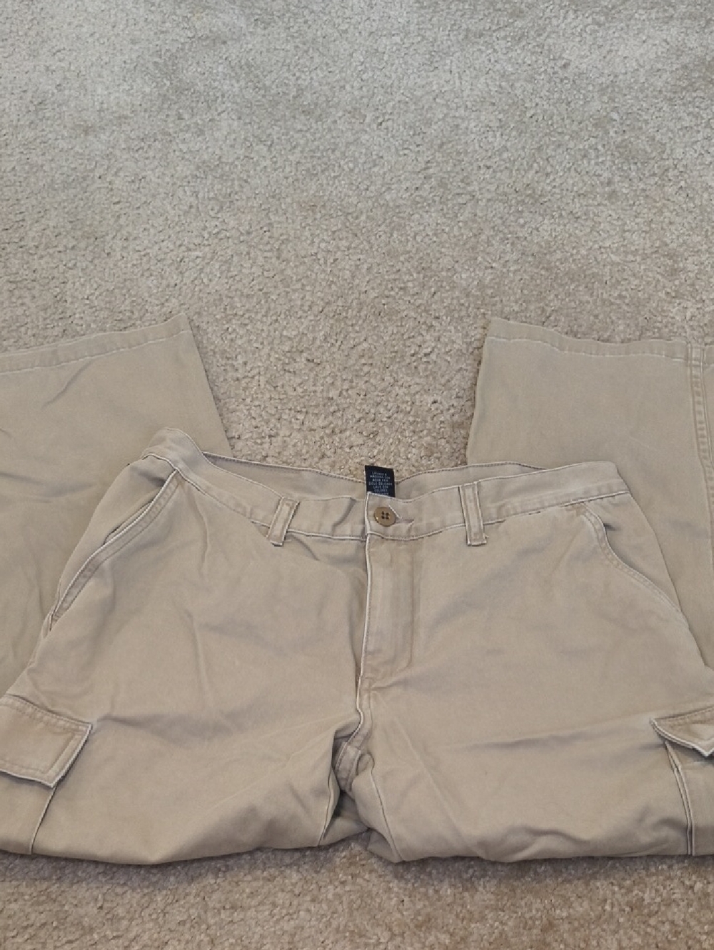 Womens Size 8 Beige Ralph Lauren Cargo Pants - Classic Comfort P8
